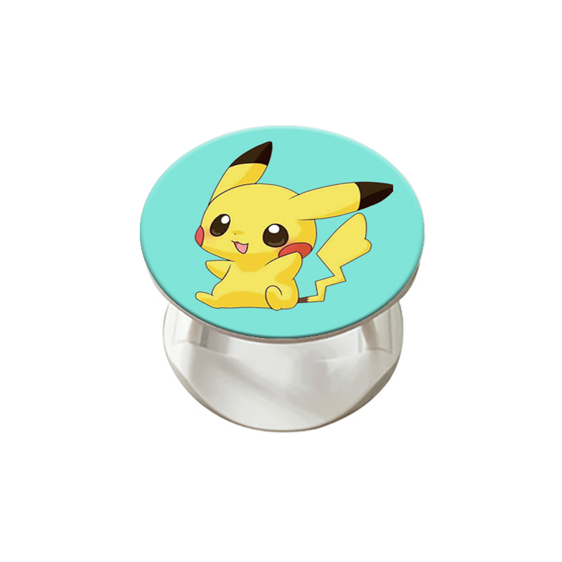 Giá Đỡ Điện Thoại Hình Pikachu Đáng Yêu Cho Portabler Grip PopSocket Stand Ring Holder For VIVO Y11 Y19 Y17 Y30