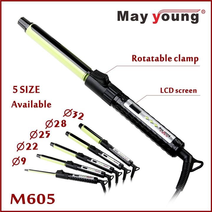 Máy Uốn Xoăn Giả May Young M605 Về Mẫu Mới Màu Xanh