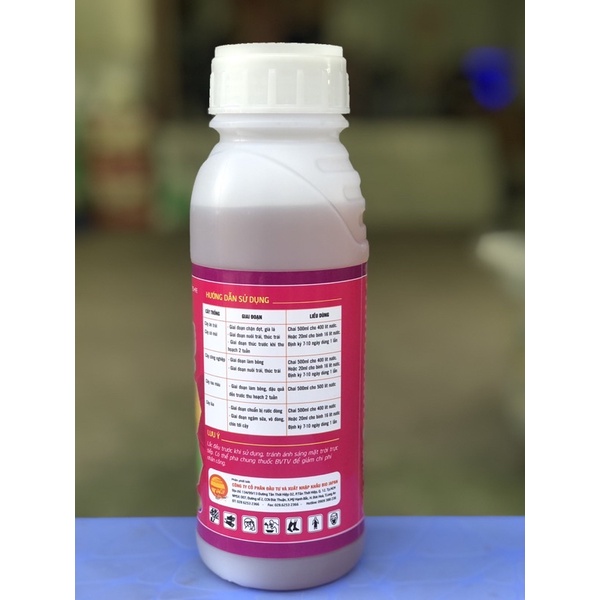Kali Hữu Cơ chai 500ml. Hàng chính hãng Quả Cầu Lửa