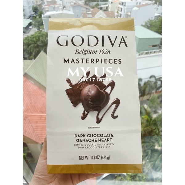 Socola đen ❤️ Socola GODIVA BELGIUM 1926 MASTERPIECES huyền thoại của Bỉ