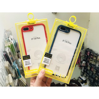 [Ốp đẹp] Ốp trong viền màu iphone 7 plus/ iphone 8 plus/ iphone X