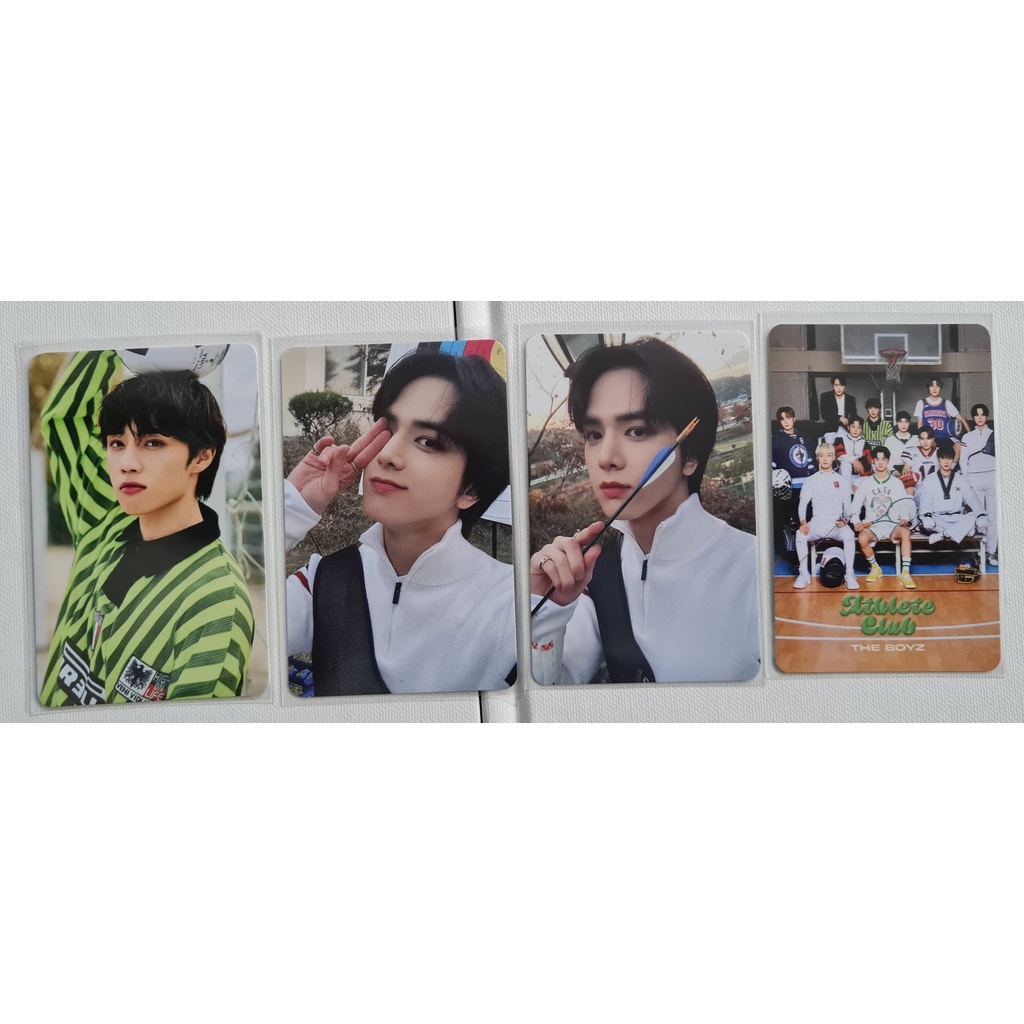 Thẻ Hình Ảnh Card Season's Greeting Athlete Club 2022 Sunwoo / Younghoon The Boyz (Có Sẵn)