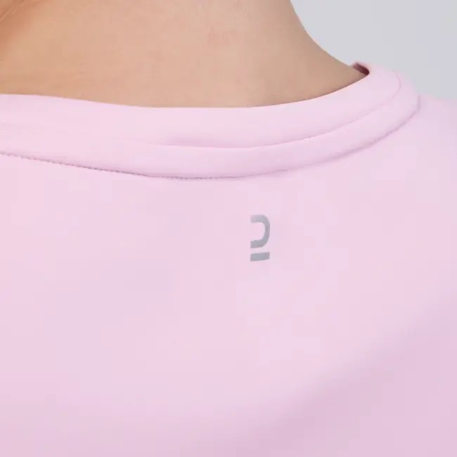 Áo thun thể thao AT 300 Kiprun Track cho trẻ em - Hồng MIRILIK DECA