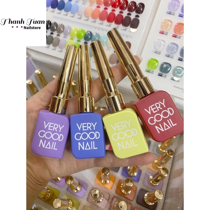 Set sơn gel Very Good Nail 60 màu Chai dài nắp mạ vàng mẫu 2022 - sơn nail cao cấp  - Phụ kiện đồ nail