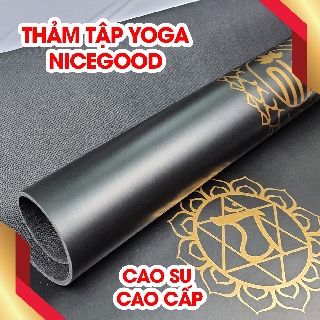 Thảm Tập Yoga NICEGOOD 💥 Thảm PU Cao Su Non Cao Cấp 💥 Chống Trượt 100% Bám Tốt Dụng cụ Thể Thao Tại Nhà YTP Sports