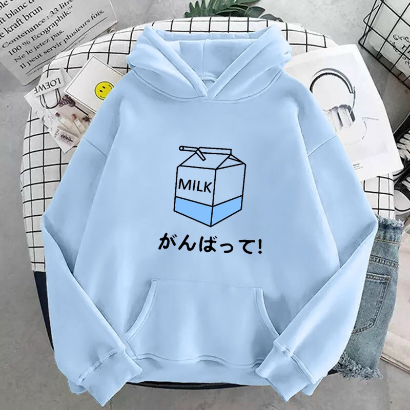 ÁO HOODIE NAM NỮ IN HỘP SỮA (NHIỀU MÀU)