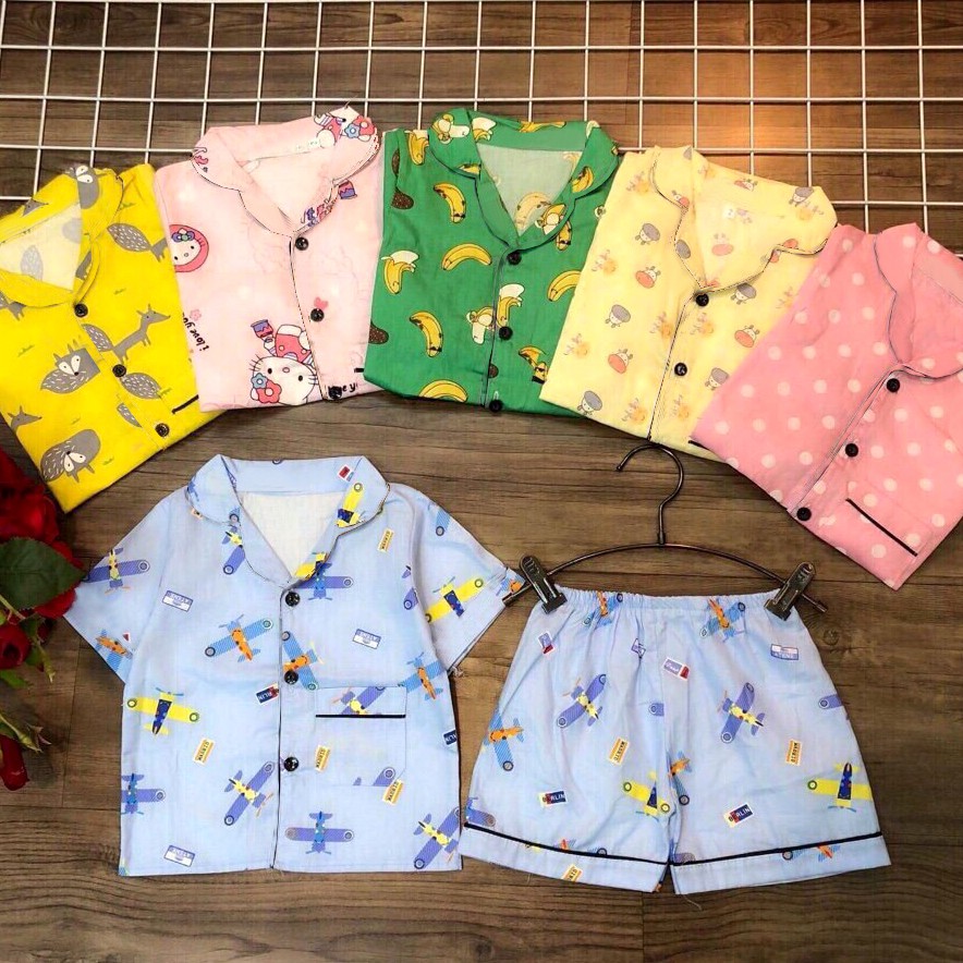 Bộ quần áo pijama QATE64 cho bé trai và bé gái