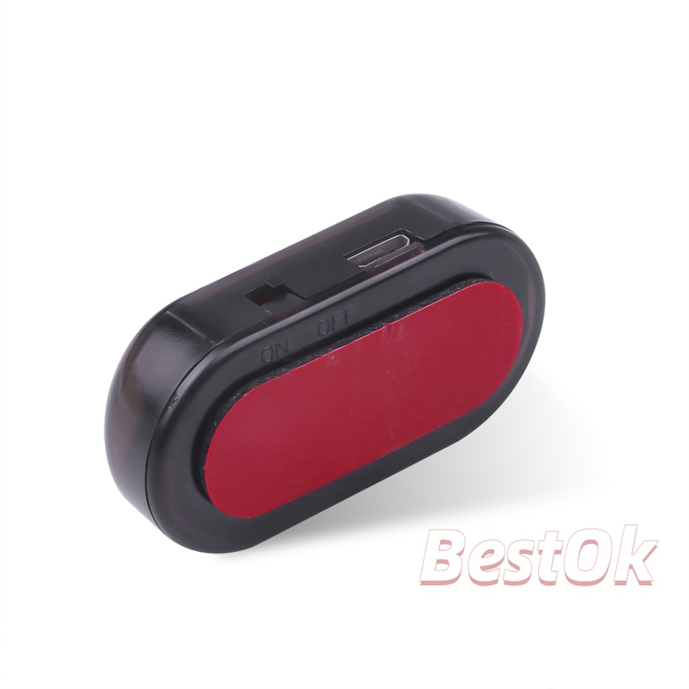 Đèn LED Báo Động 12V Cổng USB Chống Trộm Sử Dụng Năng Lượng Mặt Trời