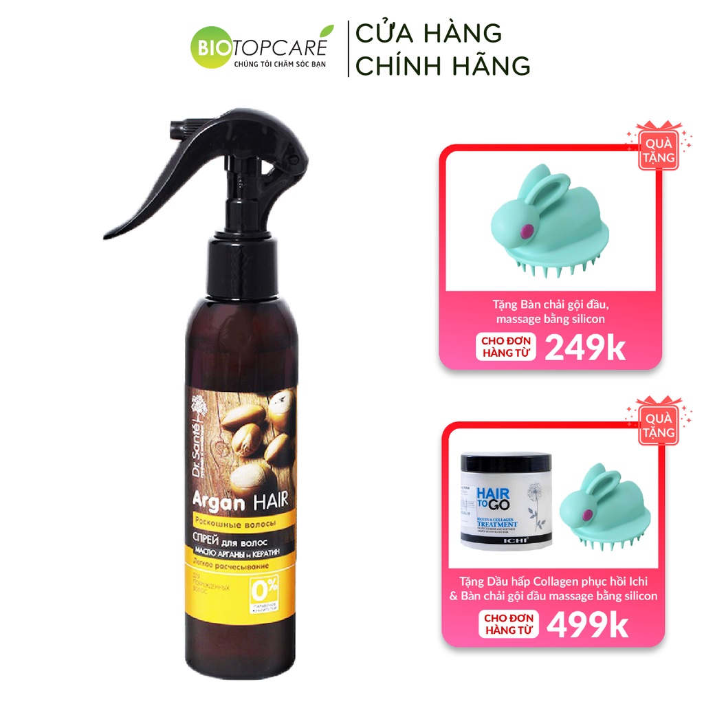 Xịt Khoáng Phục Hồi Tóc Hư Tổn Dr. Sante Argan Hair 150ml 0% Paraben Và Hóa Chất - BioTopcare Official - TN104