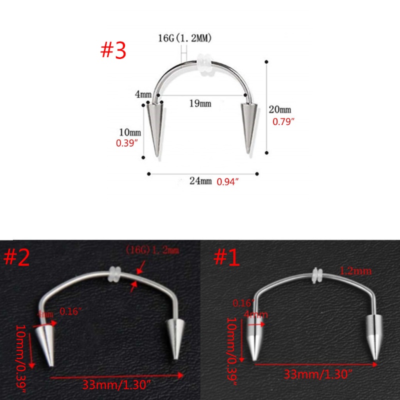 Khuyên Môi Kiểu Dáng Chữ C Thời Trang Cá Tính