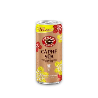 Thùng 24 Lon Cafe Sữa Highland 235ml