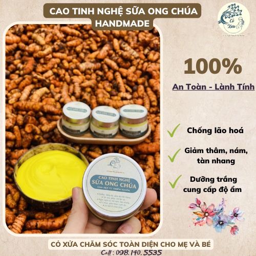 CAO TINH NGHỆ SỮA ONG CHÚA HANDMADE