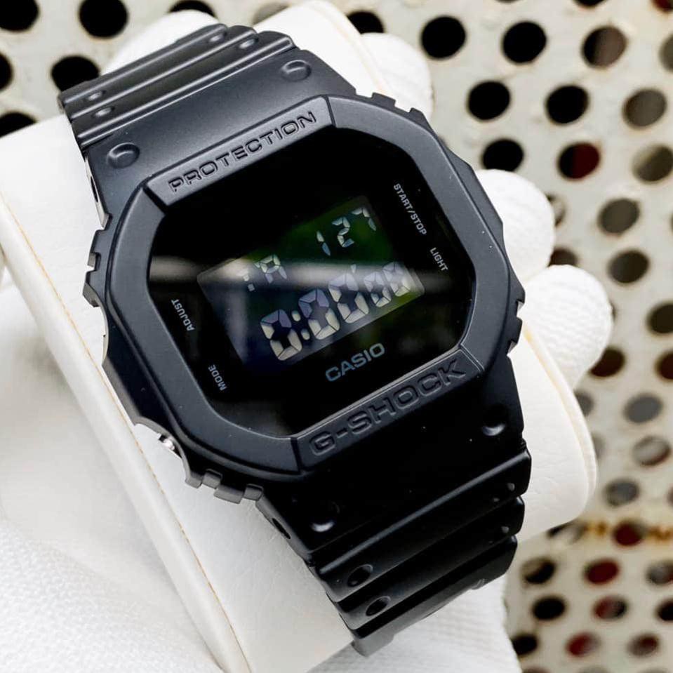 Đồng hồ nam Casio Gshock DW5600_FLORAL – Full box Nam tính, 42mm, Đen huyền ảo -ME_WATCH