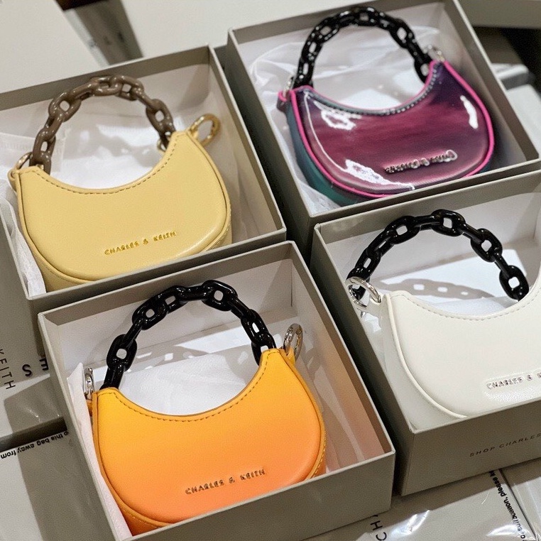 Túi CNK Dáng Bầu Dây Xích Hot Trend FullBox Mini Size