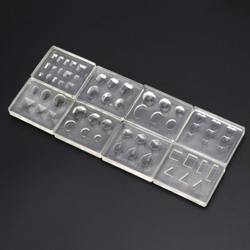 [Hàng mới về] Khuôn silicone làm hạt đá đính trang trí móng tay nghệ thuật 3D acrylic pha lê nổi bật