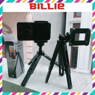 Gậy, giá đỡ tripod support 3 chân đỡ điện thoại, máy ảnh xếp gọn