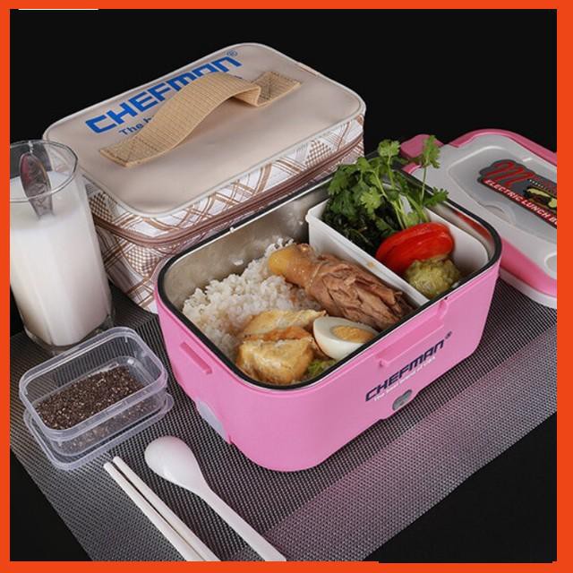 Hộp Cơm Hâm Nóng Chefman CM-112i inox Cao Cấp sản xuất bằng công nghệ nhật bản