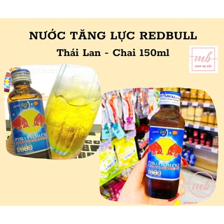 Nước Tăng Lực Redbull Bò Húc Thái Lan - Chai 150ml - Shop Mẹ Bắp [Date 12 Tháng]
