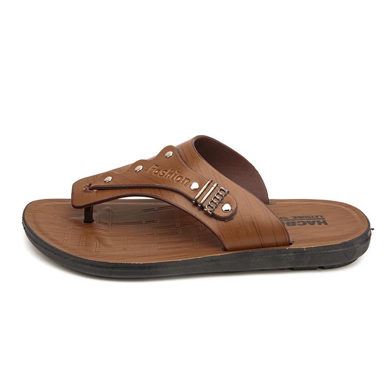Dép da thời trang mùa hè bền bỉ cho nam size 39-44 tùy chọn màu sắc