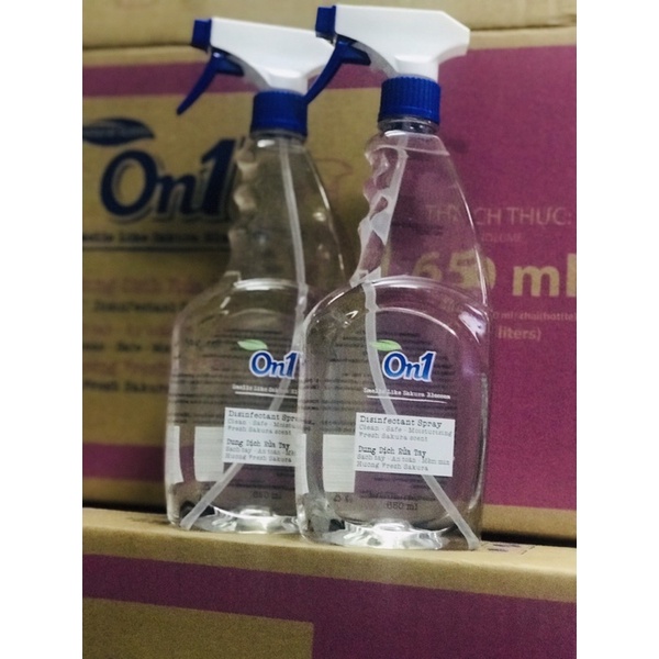 Dung dịch rửa tay khô On1 650ml - sát khuẩn tay on1