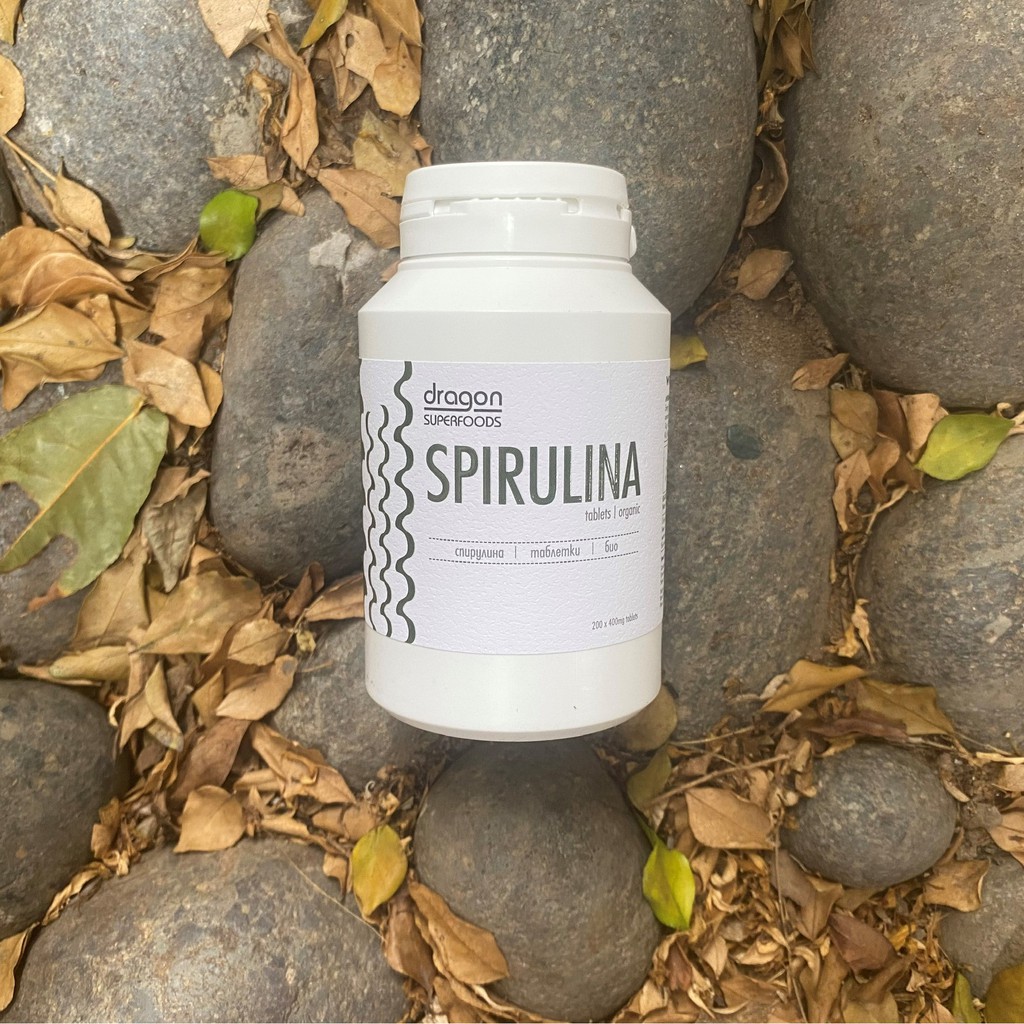 Spirulina viên 80g (200 tabs x 400mg) Dragon Superfoods