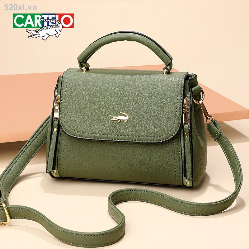 Vận Chuyển Nhanh [Túi Xách Da Cá Sấu Mới Cho Phụ Nữ Tuổi Trung Niên] Kadile