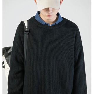 Áo len basic cotton basic cổ tròn - ẢNH THẬT
