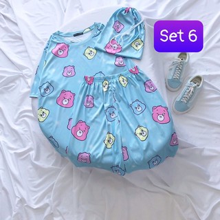 Set bộ cartoon 3 món unisex