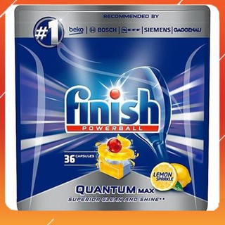 Viên rửa bát Finish Quantum Max 60 viên (Soda)