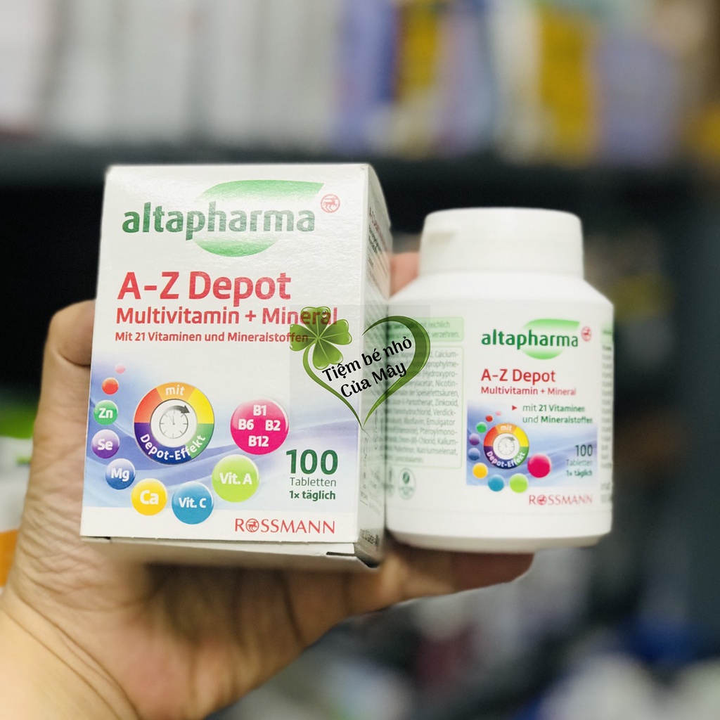 (CHUẨN ĐỨC) Viên uống vitamin tổng hợp Altapharma AZ - 100 viên