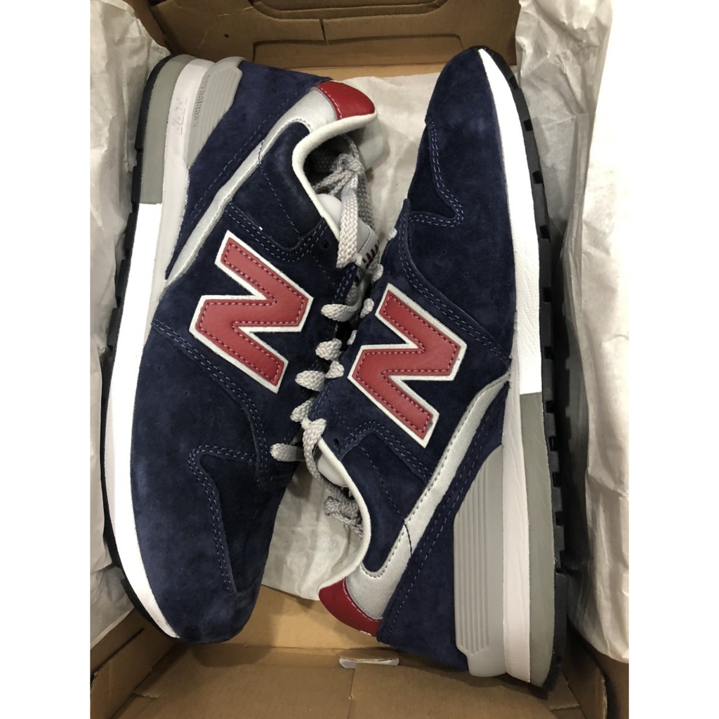 Giày New Balance nam da lộn 996 màu xanh