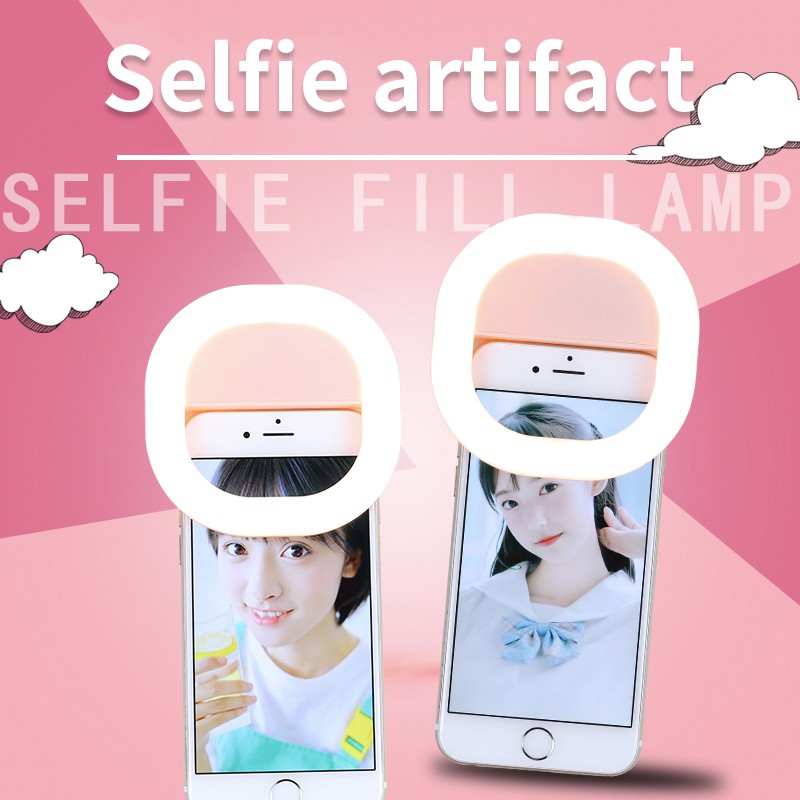 Đèn selfie S-10 trợ kẹp đèn LED Đèn tự sướng cho điện thoại di động Chụp ảnh