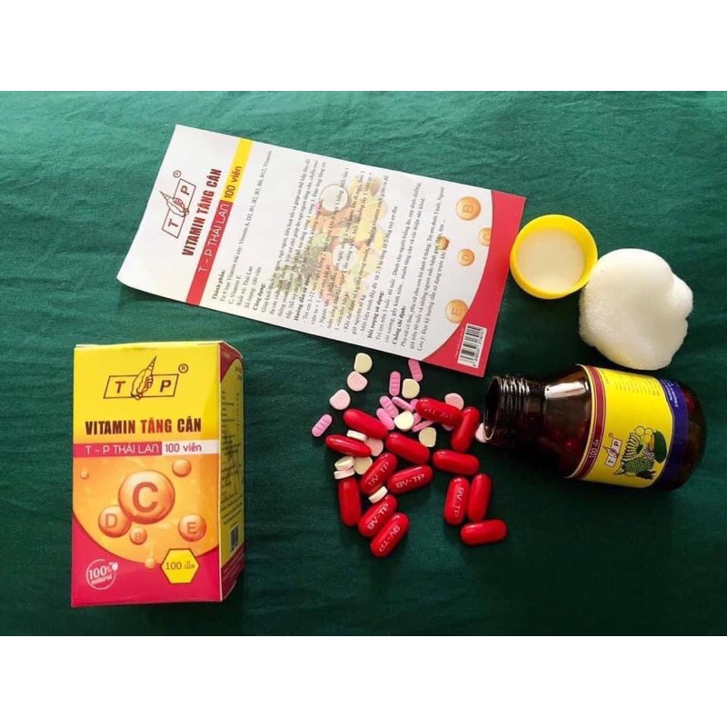 VITAMIN tăng cân TP thành phần tự nhiên từ 9 loại vitamin trái cây