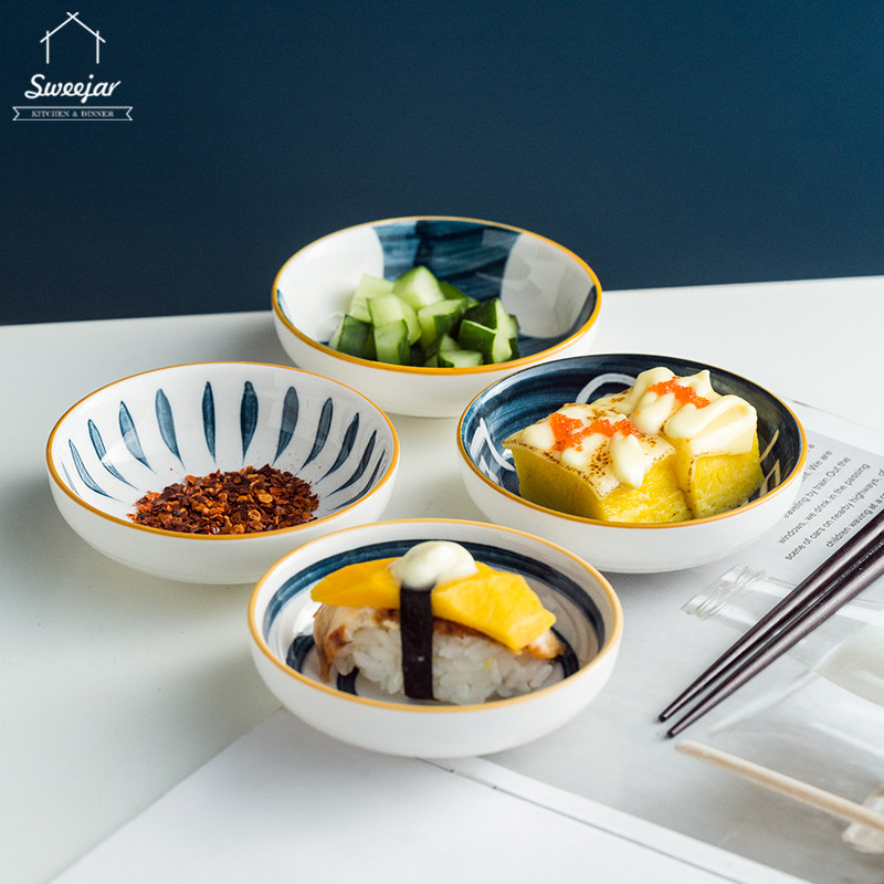 Chén đựng nước chấm SWEEJAR bằng gốm sứ phong cách Nhật Bản độc đáo