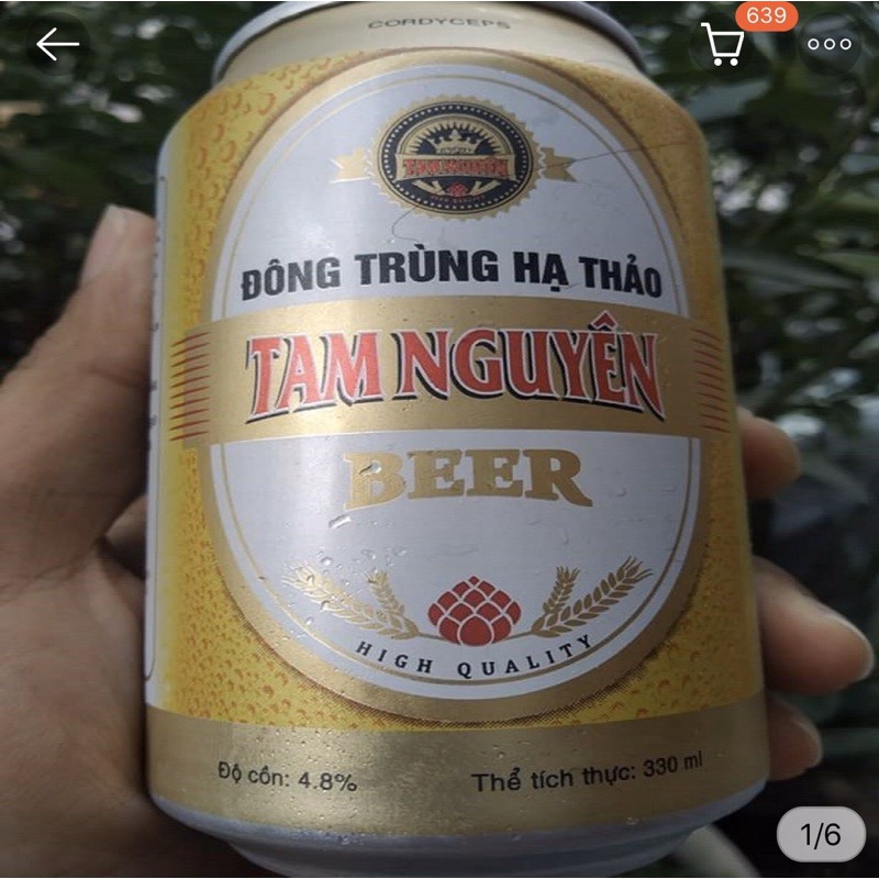 Bia ĐÔNG TRÙNG HẠ THẢO  - Bia TAM NGUYÊN (Thùng 24 lon )