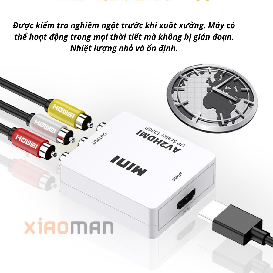 Bộ chuyển đổi tín hiệu AV sang VGA / HDMI sang AV / VGA sang AV / VGA sang HDMI Sắt hàng chất lượng cao