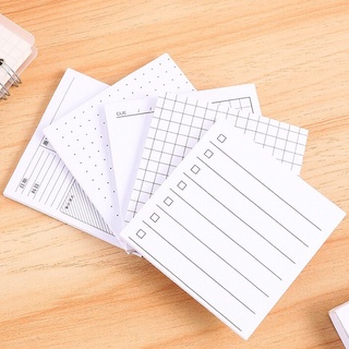 Note ghi chú trắng 50 tờ kẻ ngang, kẻ ô vuông caro, tick list Cuahangso24