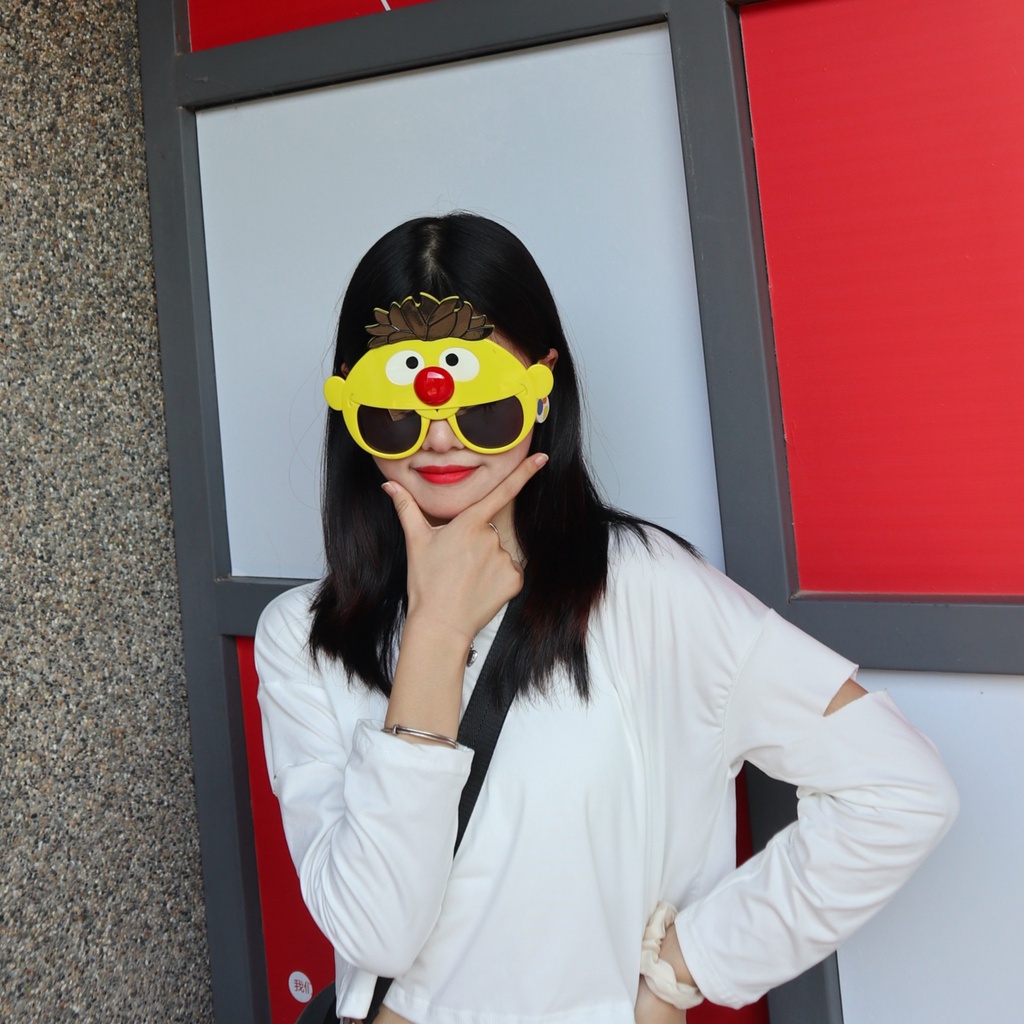 Mắt Kính Hóa Trang Nhân Vật Hoạt Hình Sesame Street 'ERNIE' Vui Nhộn Mới