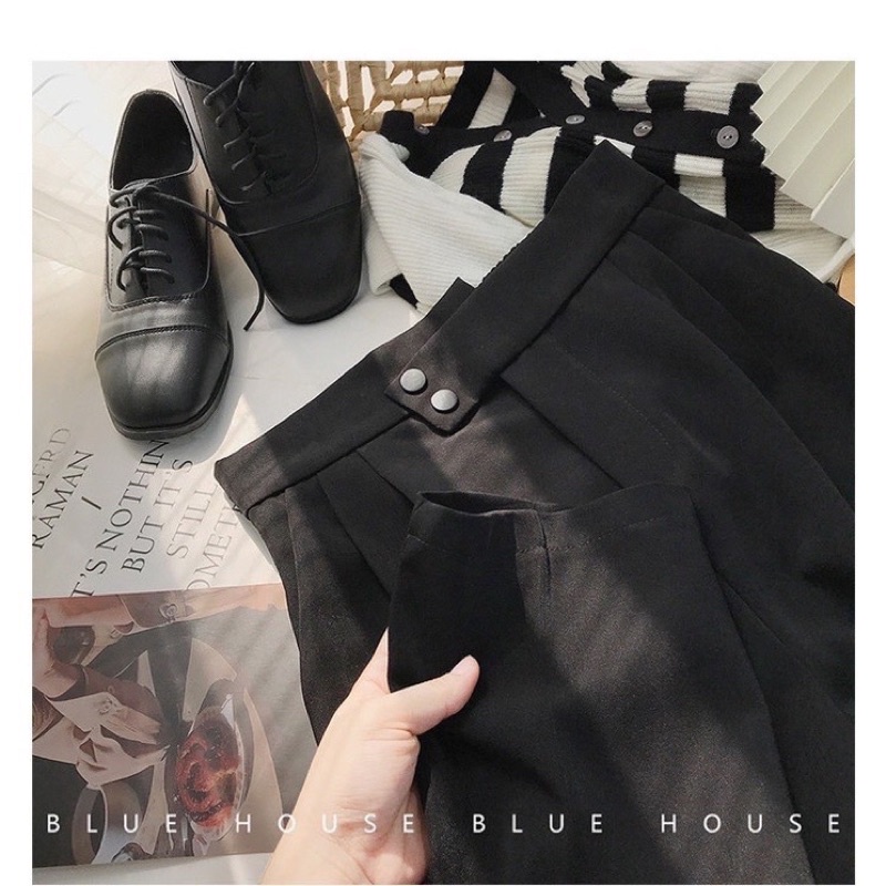 Quần baggy vải chất tuyết mưa hàn hàng chuẩn l1