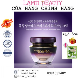 Kem dưỡng mờ nám DONGSUNG PRESTIGE WHITENING CREAM Hàn Quốc MẪU MỚI 2021