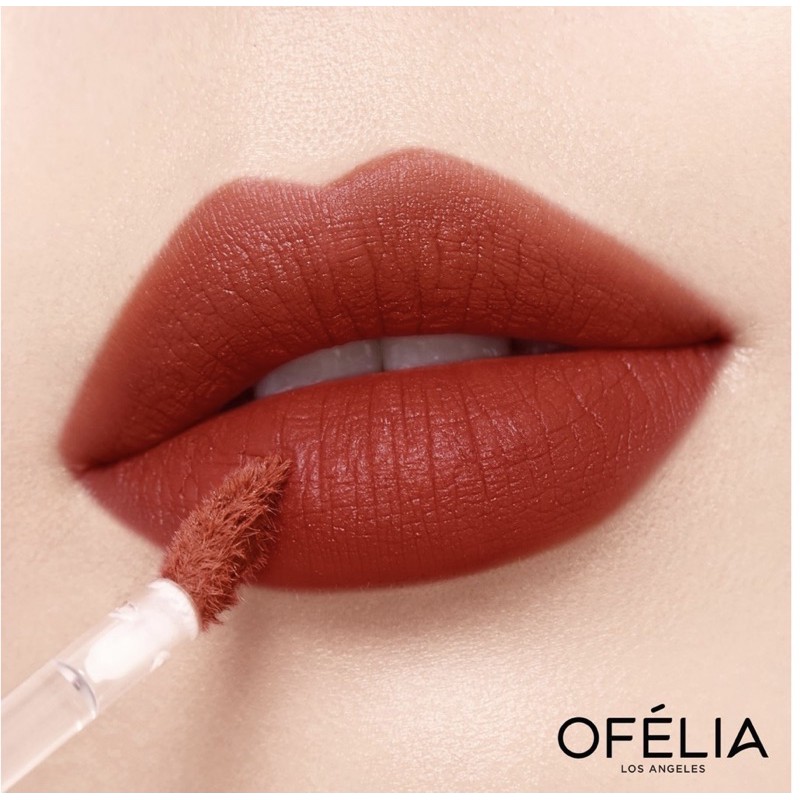 Son kem OFELIA màu AFTER PARTY - Đỏ Nâu + Tặng 1 Mặt Nạ