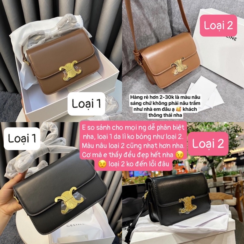 Túi Cê li ne bản chuẩn đẹp kèm hộp túi vải size 19