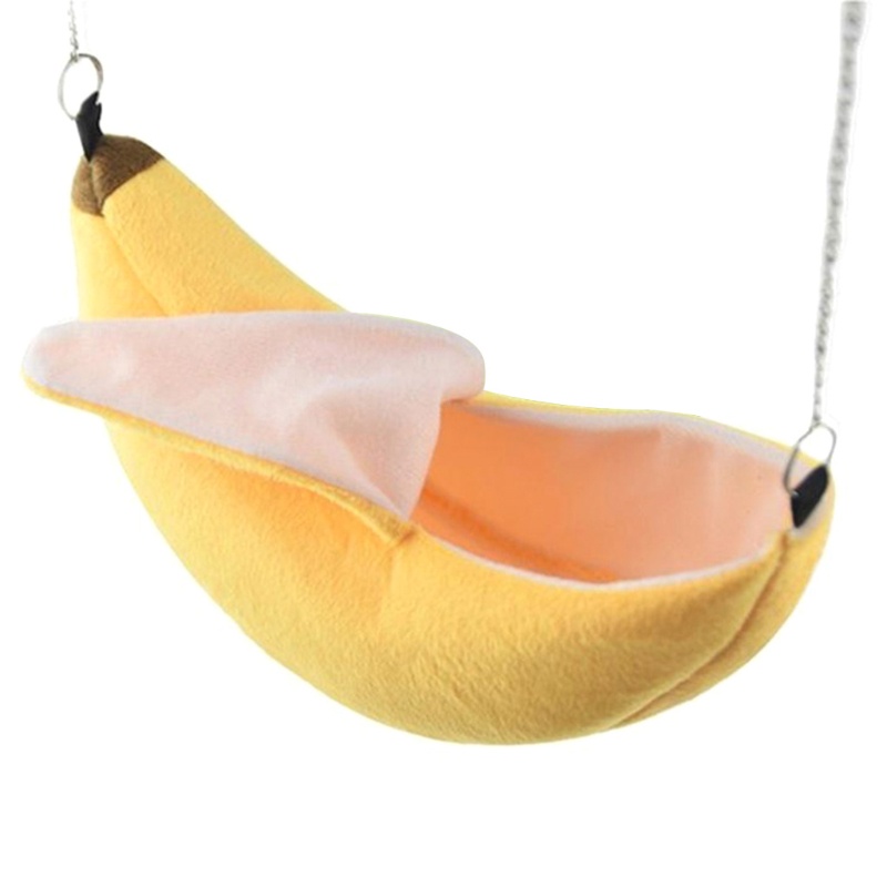 Võng treo hình quả chuối dành cho sóc/ thú cưng nhỏ