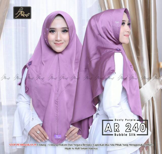 Ar Rafi Store Rafi Store Ar 240 Khimar Kancing Ar Rafi Store
