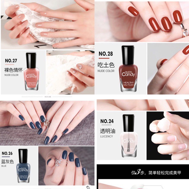 Son móng tay lột Candy nail polish siêu xinh 8ml