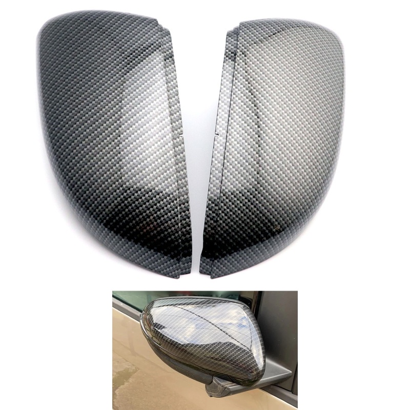 Bộ 2 Ốp Gương Chiếu Hậu Xe Hơi Chống Nước Mưa Tiện Dụng Cho VWTouran 2011 to 2015