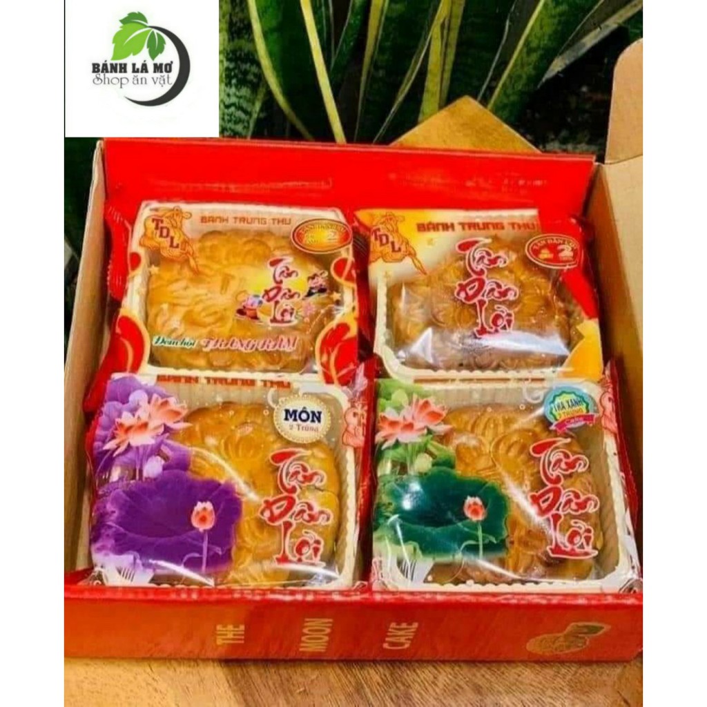 (TÌM SỈ) BÁNH TRUNG THU TÂN DÂN LỢI  200GR  2 TRỨNG - BÁNH LÁ MƠ SHOP