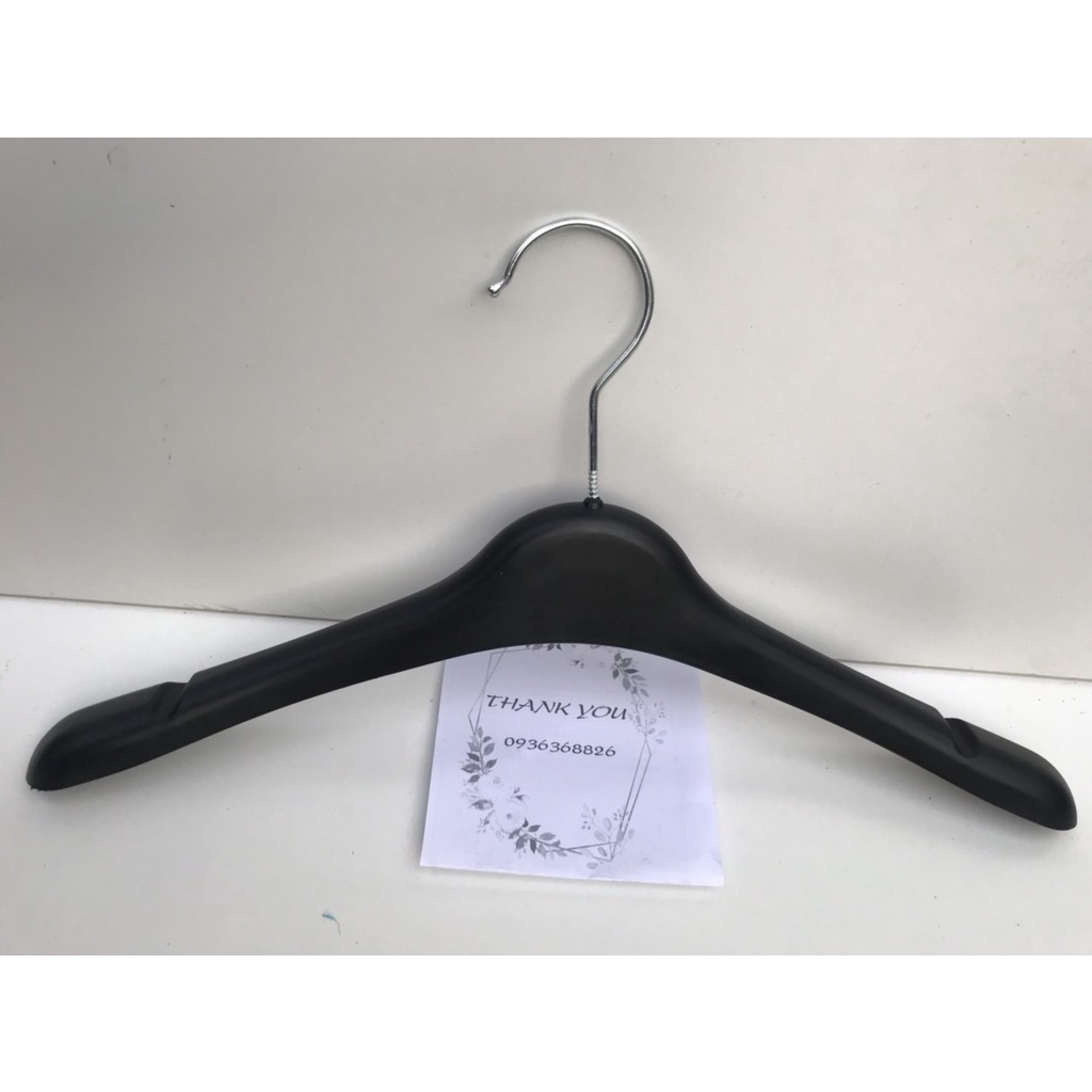 Móc Treo Quần Áo Nhựa Nữ Vai To (Đen) - Mắc Quần Áo Cho Shop - Phụ Kiện Shop Thời Trang - Đồ Dùng Tiện Ích Gia Đình