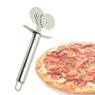 Dao cắt pizza 2 lưỡi Inox