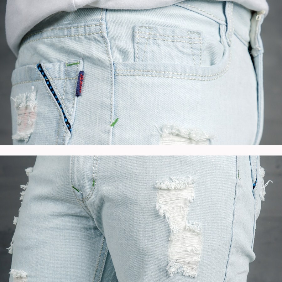 Quần short jean nam Tronshop TS37 (Xanh) | BigBuy360 - bigbuy360.vn